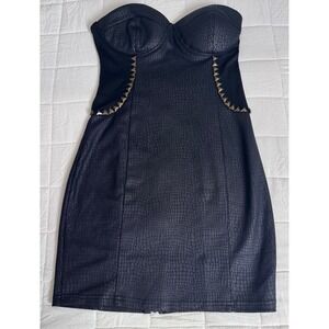 Forever 21 Black Strapless Dress